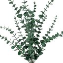 Ver imagem 2 de Haste de Eucalipto Artificial Verde 52cm 13 Hastes Folhagem Decorativa Premium