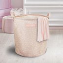 Ver imagem 3 de Cesto para Roupa Suja- Brinquedos Tecido (m) - Linha Loft Rosa