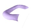Ver imagem 1 de Travesseiro Gigante Multiuso Unissex Formato C Happy Line - Lilás