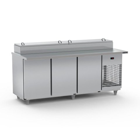 Balcão Condimentador Sobreposto Refrigerado Refrimate 200cm 220v Bsrcs 2000