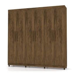 Guarda-roupa Casal 6 Portas Palmas Imbuia Vila Rica - 1 Guarda-roupa Casal 6 Portas Palmas Imbuia Vila Rica - 1