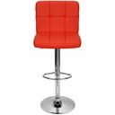 Ver imagem 5 de Kit 2 Banquetas Confort Gomos Estofada Giratória Vermelho