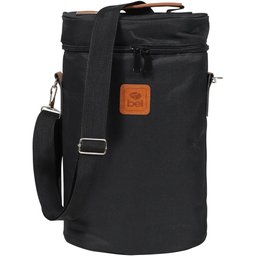 Bolsa Termica para Vinho 2 Garrafas - Cor Preta - Bel - 6