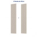Ver imagem 4 de Painel Ripado para TV até 32 Polegadas Planejado 80x250cm Aruá CabeCasa MadeiraOriginals Off White