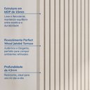 Ver imagem 7 de Painel Ripado para TV até 32 Polegadas Planejado 80x250cm Aruá CabeCasa MadeiraOriginals Off White