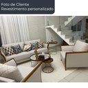 Ver imagem 7 de Poltrona Decorativa 95cm Akita Linho Rústico Bege - Sallar Home