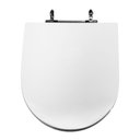 Ver imagem 1 de Assento Sanitário Poliéster para Louça Pro (laufen) Aço (reb. Oculto) Branco