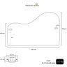 Cabeceira Orgânica 160cm Casal Queen Painél para Cama Box Bouclé Serena - 6
