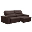Ver imagem 4 de Kit Sofá Ferguile Genebra 3 Lugares Retrátil com Usb e Rack Painel Tv 65 New Oscar Caemmun