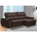 Ver imagem 2 de Kit Sofá Ferguile Genebra 3 Lugares Retrátil com Usb e Rack Painel Tv 65 New Oscar Caemmun