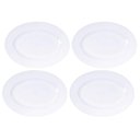 Ver imagem 1 de Kit 4 Travessas de Porcelana Branca Oval 32x25cm Tramontina Restaurante Buffet Hotel
