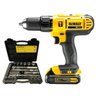 Parafusadeira Furadeira Impacto 20v Bivolt DeWalt DCD776LC1 com Jogo de Soquetes Stanley - 2