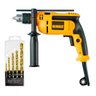 Furadeira Impacto Reversível 710W 1/2" Dwd502 Dewalt 220V e Kit 05 Brocas - 1