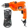Furadeira Impacto Black Decker 560w e Jogo Ferramentas 151 Peças 220v - 1
