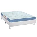 Ver imagem 1 de Cama Box Casal Colchão Espuma Castor D45 Sleep Max + Base CRC Courano White(138x188)