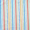 Ver imagem 2 de Lençol de Elástico Vivain Infantil Branco Listrado Colorido 100% Algodão