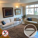 Ver imagem 2 de Tapete Peludo Felpudo para Sala e Quarto Cronos Casa Dona