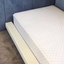 Ver imagem 1 de Lençol de Elástico Vivain Infantil Branco com Cruz Rosa 100% Algodão