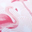 Ver imagem 2 de Capa de almofada VivaIN infantil flamingo rosa com pom pom