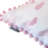 Capa de almofada VivaIN infantil nuvem rosa - 2