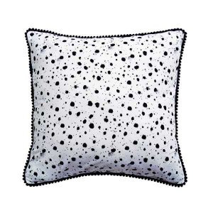 Capa de almofada VivaIN infantil pingo preto