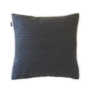 Capa de almofada VivaIN infantil xadrez preto