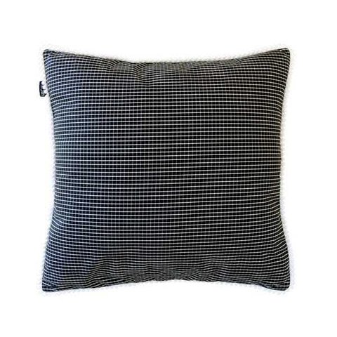 Capa de almofada VivaIN infantil xadrez preto