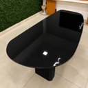 Ver imagem 2 de Mesa de Jantar Orgânica Cora 180x100 cm Base Dupla