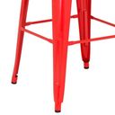 Ver imagem 5 de KIT - 4 x banquetas altas Iron Tolix - Industrial - Vintage - Vermelho