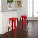 Ver imagem 6 de KIT - 4 x banquetas altas Iron Tolix - Industrial - Vintage - Vermelho