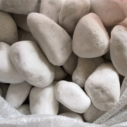 Pedras Decorativas Branca Sauna Lareira - 10 Kg - 5