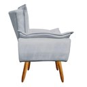 Ver imagem 4 de Namoradeira Opala Suede Cinza Castanho