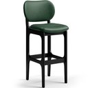 Ver imagem 1 de Banqueta Alta Bar Cozinha Sala Jantar Fixa Betta L02 Preto Facto Verde Musgo - Lyam Decor