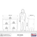 Ver imagem 4 de Balcão de Cozinha Confort 1,20 Cinamomo com Off White Batrol Cinamomo com Off White