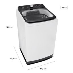 Máquina de Lavar 15kg midea wave agitator branca Ma512w150a/wkbr05 - 220v - 4