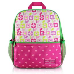 Mochila Escolar Infantil Flor Rosa Pink - 1
