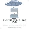 Cadeira para Barco Giratória Prática Dobrável com Suporte de Guarda Sol Branca - 7