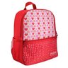Mochila Escolar Infantil Coração Rosa Vermelho - 2