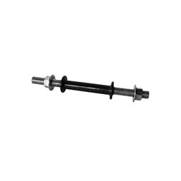 Barra Emborrachada Musculação Rosqueada com Porca 40cm - 1