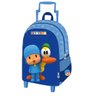 Mochila de Rodinhas Pocoyo em Alto Relevo Marinho - 5