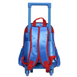 Mochila de Rodinhas Pocoyo em Alto Relevo Azul - 3