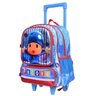 Mochila de Rodinhas Pocoyo em Alto Relevo Azul - 2