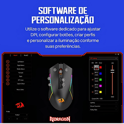 Mouse Gamer Trident Lite Rgb Usb 7 Botões 8000dpi M613-rgb - 4 Mouse Gamer Trident Lite Rgb Usb 7 Botões 8000dpi M613-rgb - 4