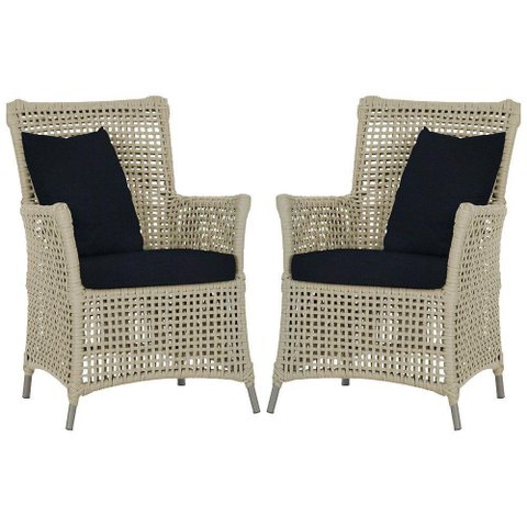Poltronas Igapó Alumínio Pintura Fendi Corda Náutica E12 Rami