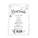 Ver imagem 1 de Box Bem Vindo Voce Esta em Casa Branco 50x75cm