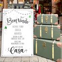 Ver imagem 2 de Box Bem Vindo Voce Esta em Casa Branco 50x75cm