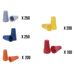 1000 X Conector de Torção Emenda P Fios Cabos Kit 0,8 a 16mm - 5