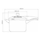 Ver imagem 7 de Jogo Panela Pressão Antiaderente 4,5l Preto com Amassador Inox e Concha Tramontina