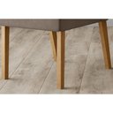 Ver mais imagens de Conjunto: Mesa Sala Jantar Natalí C/ Tampo Madeirado C/ Vidro Reto 120x80cm e 4 Cadeiras Eloa
