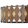 Luminária Decorativa Madeira Pendente Redondo Guarapari 45cm - 5